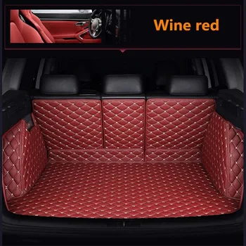 Custom automobilio bagažo skyriaus kilimėlis Linijinių Krovinių Už DS7 2018-2020 automobilių reikmenys pasirinktinis Vandeniui odos grindų kilimėlis