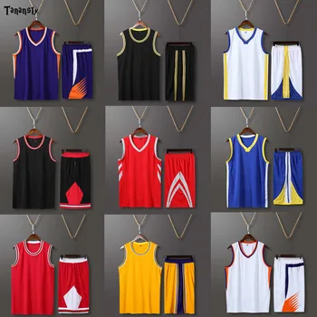 Custom Krepšinis-Uniformos-Rinkiniai perjungimas Vyrų Koledžo Krepšinio komandos Marškinėliai tinka šortai Profesionalaus Krepšinio džersio 