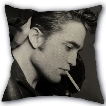 Custom Naujas Robert Pattinson Užvalkalas Aukštos Kokybės Namų Tekstilės, Medvilnės, Lino Audinių 45x45cm Vienos Pusės Apdailos Pagalvių užvalkalus