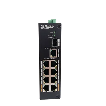 Dahua 8-Port PoE Switch PFS3110-8ET-96 Sluoksnis dvi Grūdinto PoE switch