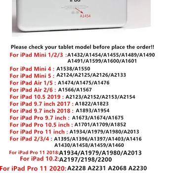 Dangtelis iPad 10.2 2019 Atveju Cute Kačių PU Smart Atvejais iPad 9.7 Oro 2/1 Mini 1/2/3/4/5 Pro 11 Pro 10.5 Oro 10.5 Funda Rubisafe