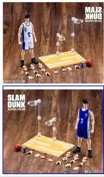 Daug ŽAISLŲ Dasin Ryonan AKIRA SENDOH pvc veiksmų skaičius, SLAM DUNK GT modelio žaislas brinquedos