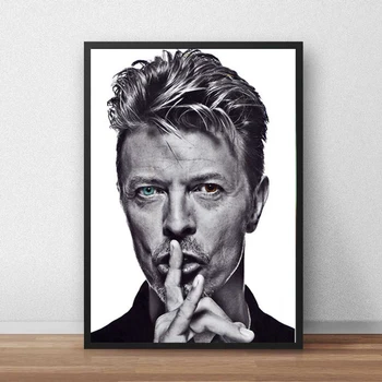 David Bowie Pop Muzikos Legenda, Dainininkas Plakatas Drobės Tapybos Sienos Menas Šiuolaikinio Gyvenimo Kambario, Namo Apdaila