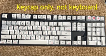 Dažų sudedamoji mechaninė keycap 108 klavišus dyesub PBT Japonijos korėjiečių spausdinimo keycaps vyšnių profilis mechaninė klaviatūra