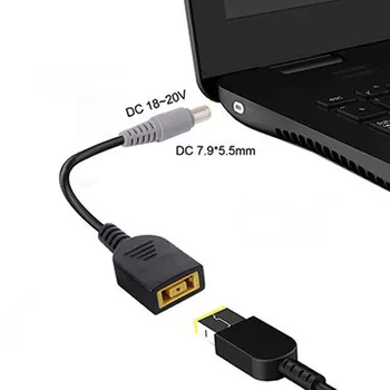DC Aikštėje USB Kištukas Moteris 7.9*5.5 mm 5.5*2.5 4.0*1.7 mm Male Maitinimo Adapteris Keitiklis Jungties Kabelis Laido Lenovo Thinkpad