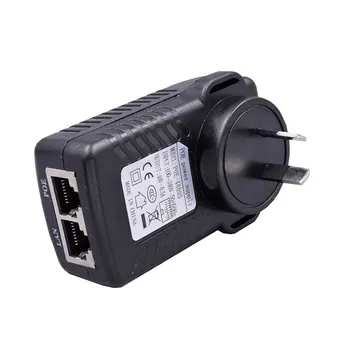 DC48V 0.5 A POE Injector Spliter VAIZDO IP kamerų Tinklų POE Switch Ethernet POE Adapteris ES/JK/JAV/AU Neprivaloma