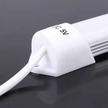 DC5V LED Juostelės USB Stalo Lempos Ranka Valyti Įjungti Šviesą Judesio Jutiklis Knygos Lentelė Šviesos Vaikų studijoms Kambarys, Virtuvė, Kabinetas Lemputė