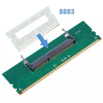 DDR3 RAM Atminties Jungties Adapteris, Skirtas SO-DIMM nešiojamas DIMM Nešiojamas Adapteris Darbalaukio RAM DDR3 Desktop