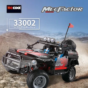 Decool 33002 750pcs įrangos pardavimas, biuro įrangos serijos mecfactor skorpionas-VISUREIGIS statybiniai blokai, plytos Sportas Automobilių Žaislų vaikams