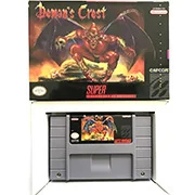 Demonas Crest su būda 16 bitų žaidimas kasetę MUMS Versija
