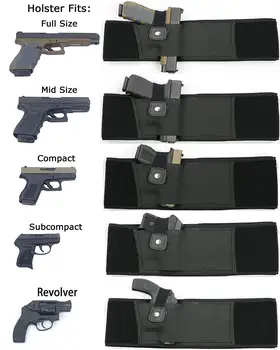 Dešinę/Kairę Ranką Taktinių dažnių Juosta Pilvo pistoletas Pistoletas, Dėklas, skirtas Glock Beretta 92 PX4 Strom Serijos Revolver Labiausiai Pistoletais Gynybos