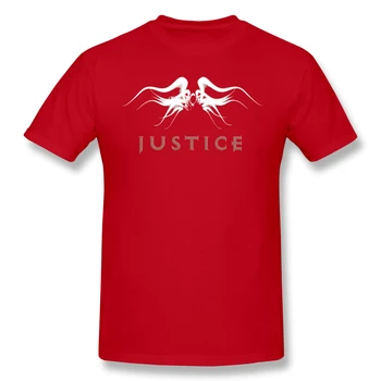 Diablo Marškinėliai Raudoni Marškinėliai Teisingumo Vyrų Mados Trumpas Rankovės