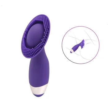 DIBE 10 Greičio Klitorio Stimuliatorius Teptuku Vibratorius USB Įkrovimo Spenelių Clit Lyžis Žaislas G-taško Vibracijos Gėlių Moterims