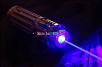Didelės Galios Karinės 450 nm 500w 5000000m mėlyna lazerinė rodyklė Žibintuvėlis Šviesos Deginimas rungtynių (sausos medienos/juoda/Įrašyti cigarečių Medžioklė
