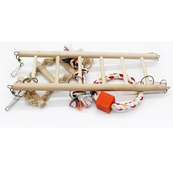 Didmeniniams Papūga Žaislai Papūga Laipiojimo Ju Kabo Kopėčių Tiltas Macaw Narve Kramtyti Apdailos Paukščių Žaislai Naminių Reikmenys #116