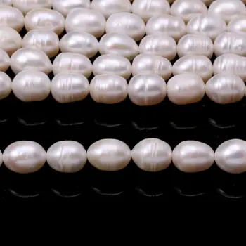 Didmeninė Natūralių Gėlavandenių Perlų Karoliukai Ryžių Formos Perlas Laisvas Karoliukai Papuošalai Priėmimo 