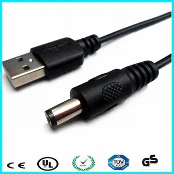 Didmeninė USB Power Įkrovimo Kabelis 5.5 mm*2.1 mm, USB, DC 5.5*2.1 mm, USB Įkroviklio Laidą 1000pcs/daug