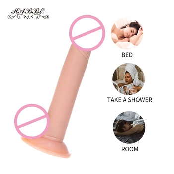 Dildo Penis Sekso Žaislai Moteris Silikono Realistiškas Penis Su Siurbtuko G Spot Vaginos Stimuliatorius Moterų Masturbacija Sekso Parduotuvė
