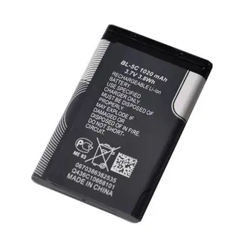 Dinto 2vnt/daug BL-5C BL5C baterija BL 5C Baterijos 1020mAh Li-ion Baterija Nokia 1112 1208 1600 2600 2610 n70 n71
