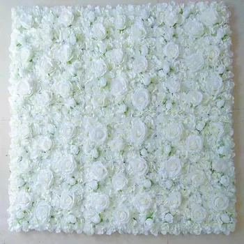 Dirbtinių Gėlių Sienos Bijūnų Žiedų, Rožių Šilko Audinio gėlių plastiko kilimėlis vestuvių gėlių sienos