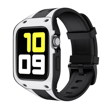 Dirželis apple watch band 44mm 40mm 42mm 38mm silikoninis Apsauginis Dangtelis+watchband už iwatch atveju 5/4/3/2/1 42 44 mm