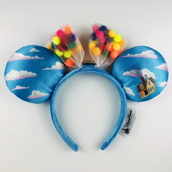 Disney 3D Minnie Peliukas Ausis Disneilendas Plaukų Lankelis Grožio Ir Žvėrys Lankelis Šalis galvos Apdangalai Mergina Žaislai, Gimtadienio Apdaila