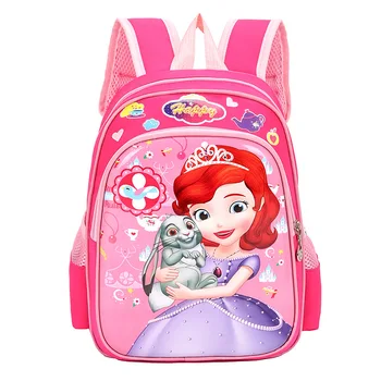 Disney Krepšys Merginos Užšaldyti Princesė Elsa Baltas Sniegas Spausdinti Vaikams Kuprinę Pliušinis Anime ir animacinių filmų kuprinė Mielas Kūdikis Mergina Maišas