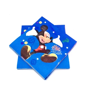 Disney Mickey Mouse Temą Vienkartiniai Gimtadienio Dekoracijas Vaikai, Mergaitė, Berniukas Šalies Prekių Dekoro Kūdikių Dušas, Stalo Įrankiai Rinkinys