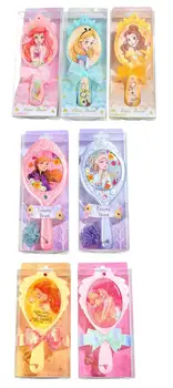 Disney nauja dėžutė su vaikų šukos Princesė Aisha / Alice / Bell plastiko masažas šukos anti-static mielas vėjo pakabukas decoratio