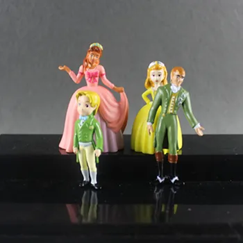 Disney Nauja Sofija Pirmą 12pcs/daug 3-6.5 cm Princesė Sofija PVC Veiksmų Skaičius, Lėlės, Žaislai Vaikams, Naujų Metų Geriausių Dovanų