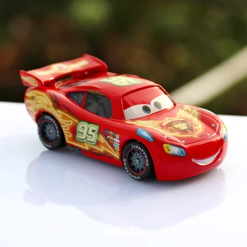 Disney Pixar Cars 2 Nr. 95 Žaibas Mcqueen 2 spalvotas piešimo Metalo Diecast lydinio Žaislas Automobilio modelį vaikams 1:55 Ženklo žaislai naujas