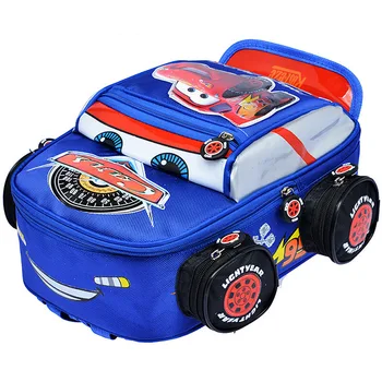 Disney vaikams Kuprinė berniukas automobilių mokyklos maišą animacinių filmų 3-8 metų kūdikio lopšelis krepšiai peties mokyklos maišeliai paauglių mergaičių