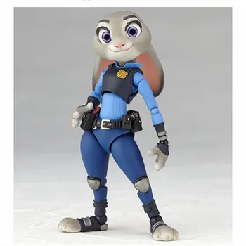 Disney Zootopia Anime Duomenys Judith Modelis Žaislai Veiksmų Figma Kilnojamojo PVC Modelis Rinktuvas Brinquedos Figurals Lėlės Juguetes 12cm
