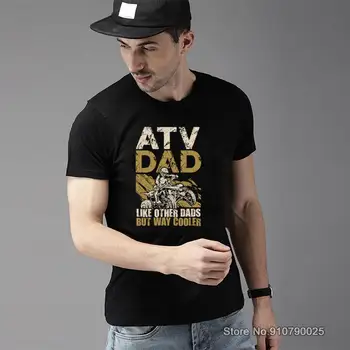 Dizainas ATV Quad Tėtis tėvo Diena Moterims T Shirts Streetwear Naujiena