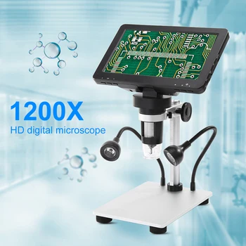 DM9 HD 1200X USB Skaitmeninis Mikroskopas su Kamera Endoskopą didinamasis stiklas su Laikikliu