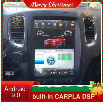 Dodge durango 2011-2019 Stereo Multimedijos Grotuvas Radijas Stereo GPS Android 9.0 Tesla stiliaus Vertikalus ekranas, Automobilių GPS Navigacijos