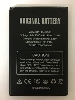DOOGEE T5 Baterijos Pakeitimo BAT16464500 4500mAh Didelės Talpos Li-ion Atsarginę Bateriją DOOGEE T5 Lite Išmaniųjų Telefonų