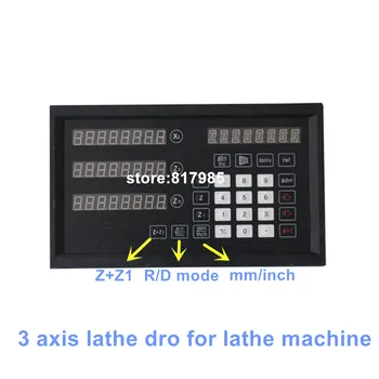 DRO-3L tekinimo DRO 3axis skaitmeninis ekranas su Spindulio / Skersmens Z+Z1 funkcija lengva opperation