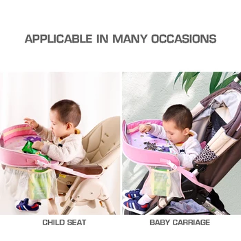 Dropshipping Baby Automobilių Sėdynės Dėklas Vežimėlis Vaikams Žaislų, Maisto, Vandens Turėtojas Stalas Vaikams, Nešiojamų Stalo Automobilių Vandeniui Vaikas Lentelė