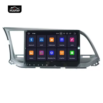 DSP Android 9.0 Automobilių GPS Navigacija, Automobilinis DVD Grotuvas Hyundai Elantra 2016-2018 auto radijo player multimedia Stereo Galvos vienetas 64