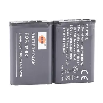 DSTE Dual Slot Įkroviklį su 2VNT NP-BX1 Baterija Sony DSC-H400 HX50 HX60 HX300 HX400 HX90V RX100 II III IV ZV-1 DSC-RX100VII