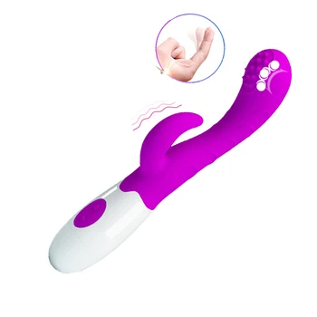 Dual Varikliai Moterų Triušis Klitorio Vibratorius, Mojavo Pirštu Kutenimas Guzas G Spot Clit Stimuliatorius Orgazmas Sekso Žaislai Suaugusiems, Moterims