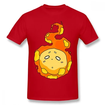 Dulkinio Homme T-Shirt Ugnies Jėga, Trišakiai Grynos Medvilnės Negabaritinių Trumpas Rankovės