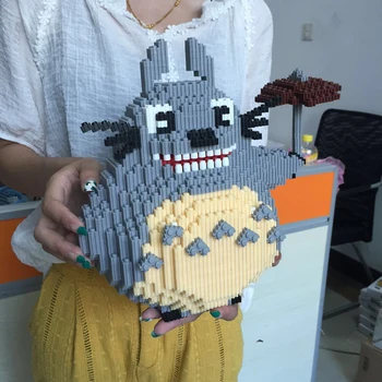 DUZ 8619 Atkakli Toli Mano Kaimynas Totoro Katė Gyvūnų 3D Modelį 