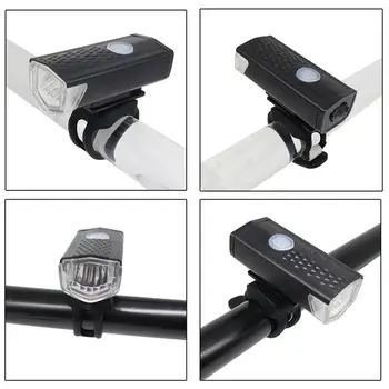 Dviračio Priekio Atgal LED Žibintai, galiniai Žibintai USB Įkrovimo Vandeniui Dviračiai, Priedai MTBs Kelių Dviračiai, Motoroleriai