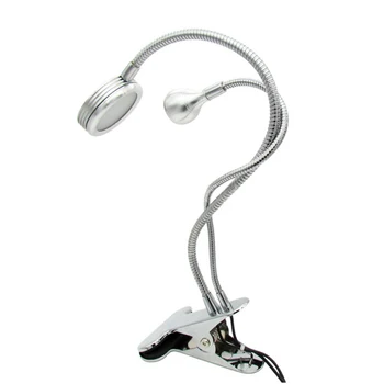 Dvivietis Vadovas Kūrybos 2 in 1 Įrašą Stalo Lempa Dizaino USB Reguliuojamas Stalas Šviesos Antakių Tatuiruotė Nagų Dailės Grožio Makiažas Žvejybos