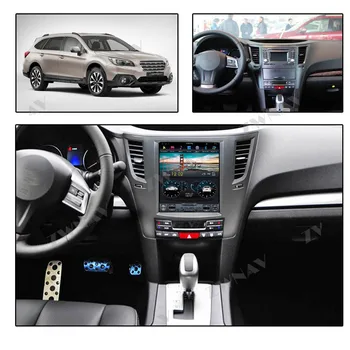Dėl Subaru Outback 2009-64G Tesla stilius Android 9.0 ekranas Automobilio multimedijos Grotuvas GPS radijas stereo stereo galvos vienetas