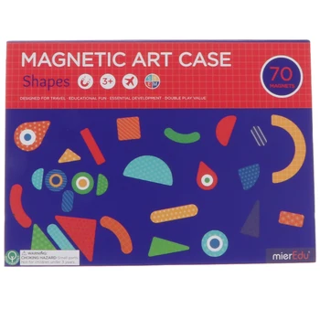 Dėžutė 3D Geometrijos Dėlionės Švietimo Žaislai, Magnetinė Piešimo Dėlionės Žaidimas Kūdikių Lopšelio Color & Formų Mokymosi Žaidimas