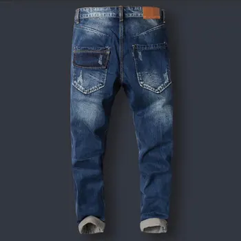Džinsai Vyrams Rudenį vyriški Elastiniai Harlan Jeans vyriški Prarasti Atsitiktinis Kelnės Dviračiais Jeans Black jeansMore Dydžių 28-38 40