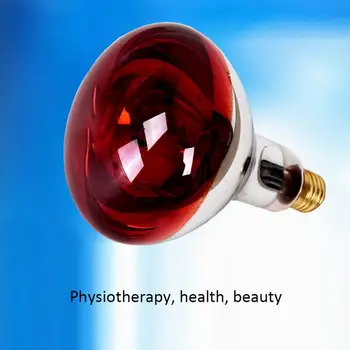 E27 275w 220v elektromagnetinių bangų infraraudonųjų spindulių gydymas lempos kepimo elektros fizioterapija elektros kepimo lemputė raudona lemputė